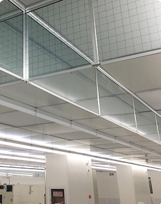 夾絲防火玻璃擋煙垂壁